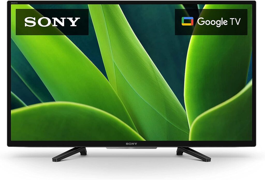 Sony 32 Inch 720p HD LED HDR TV W830K Series with Google TV and Google Assistant-2022 Model, Black